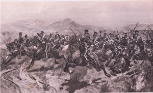 The charge of the Light Brigade at Balaclava by Richard Caton Woodville junior